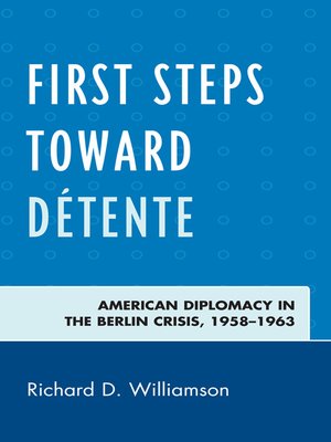 cover image of First Steps toward Détente